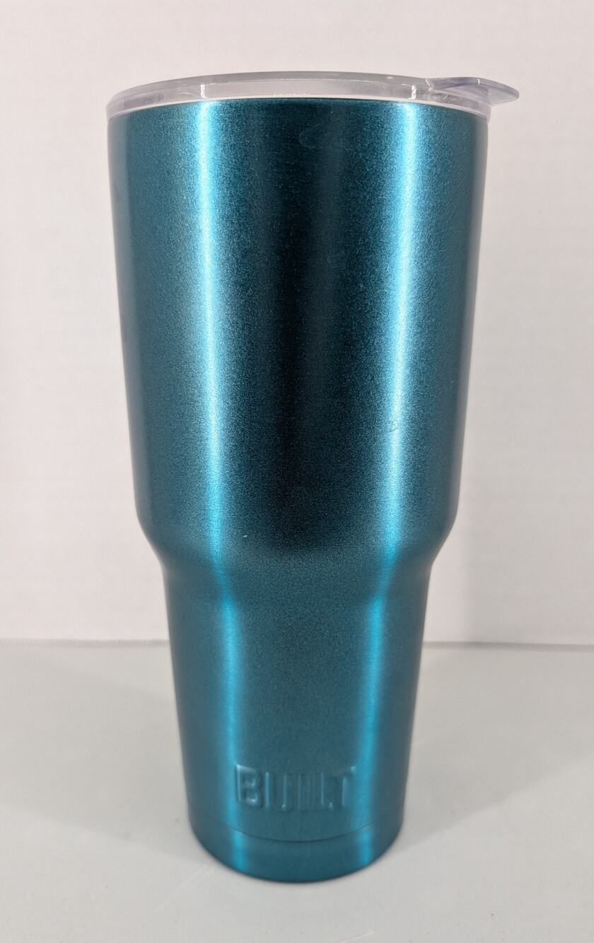 Built Double Wall Stainless Steel Vacuum Insulated Tumbler 30 oz Turquoise